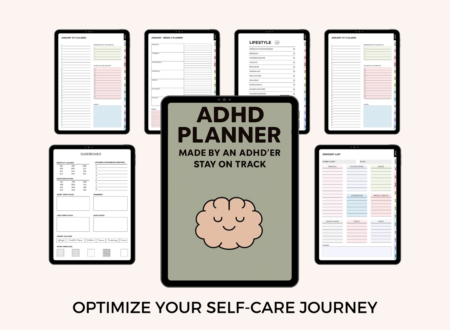 The Ultimate ADHD Productivity Planner (560+ Pages of Focus, Flow & Clarity)