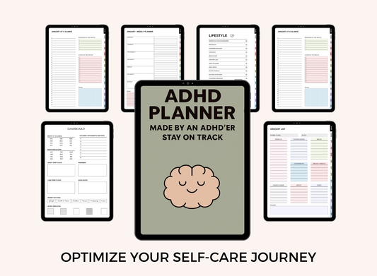 The Ultimate ADHD Productivity Planner (560+ Pages of Focus, Flow & Clarity)