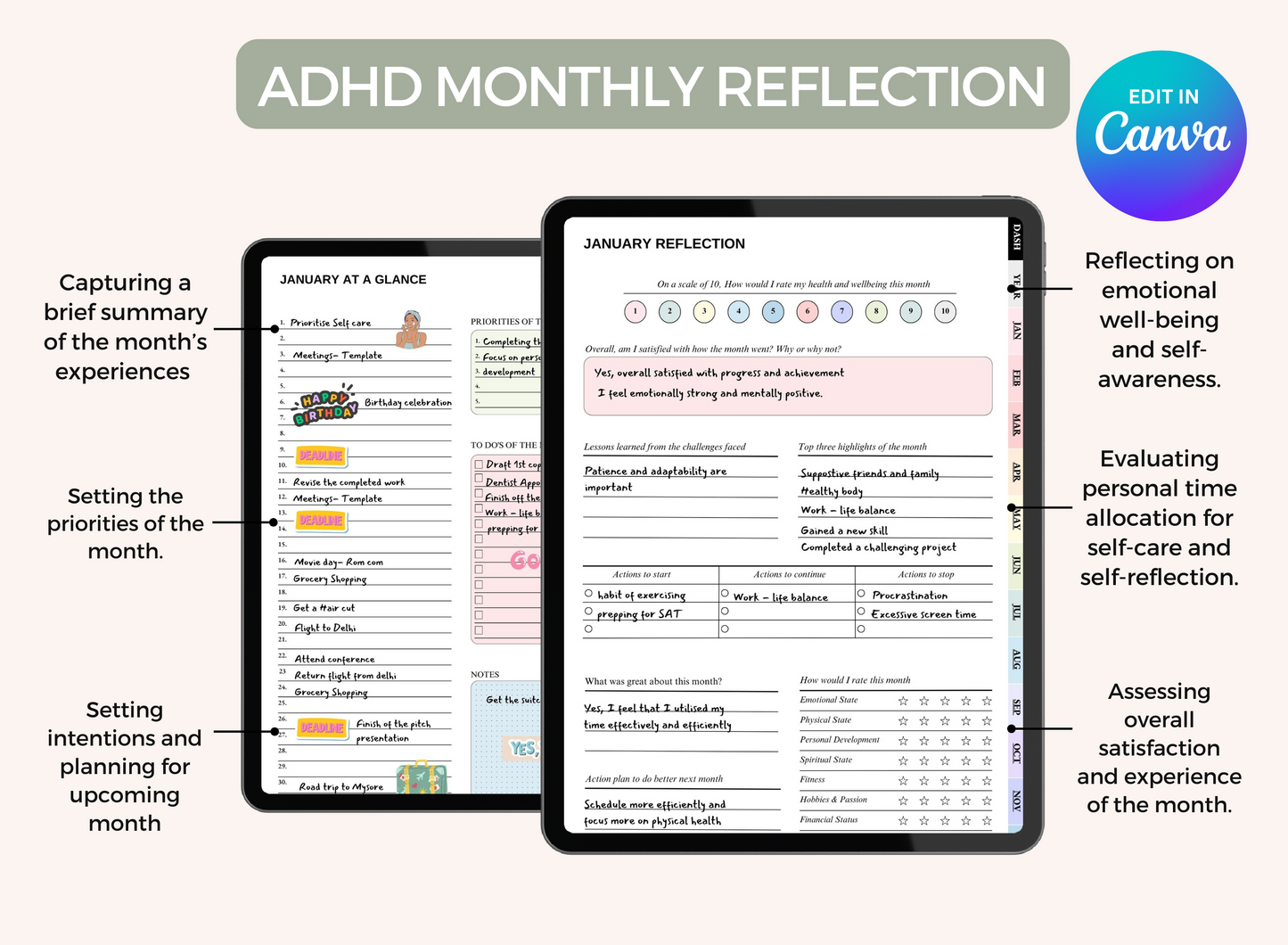 The Ultimate ADHD Productivity Planner (560+ Pages of Focus, Flow & Clarity)