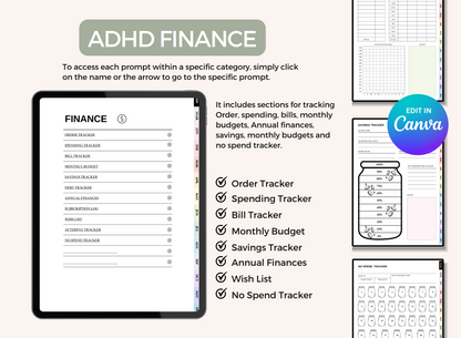 The Ultimate ADHD Productivity Planner (560+ Pages of Focus, Flow & Clarity)